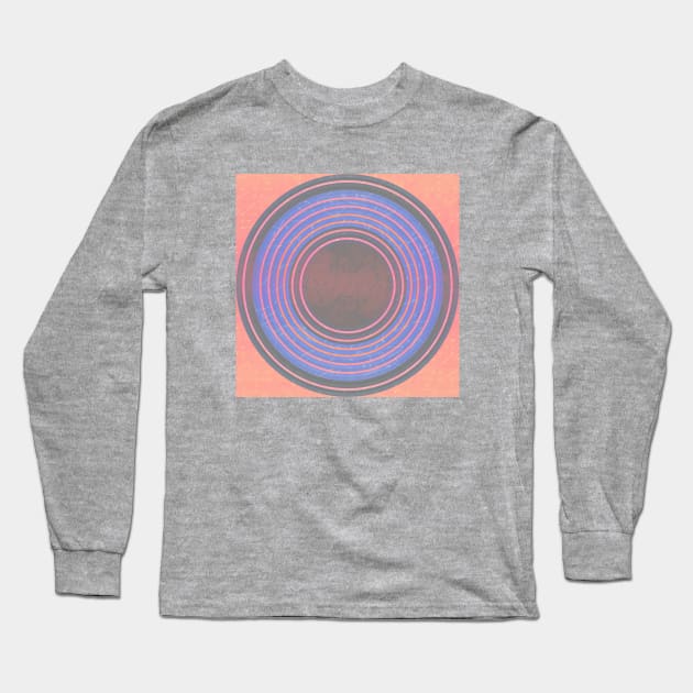 Circles retro pastel Long Sleeve T-Shirt by Uniquepixx